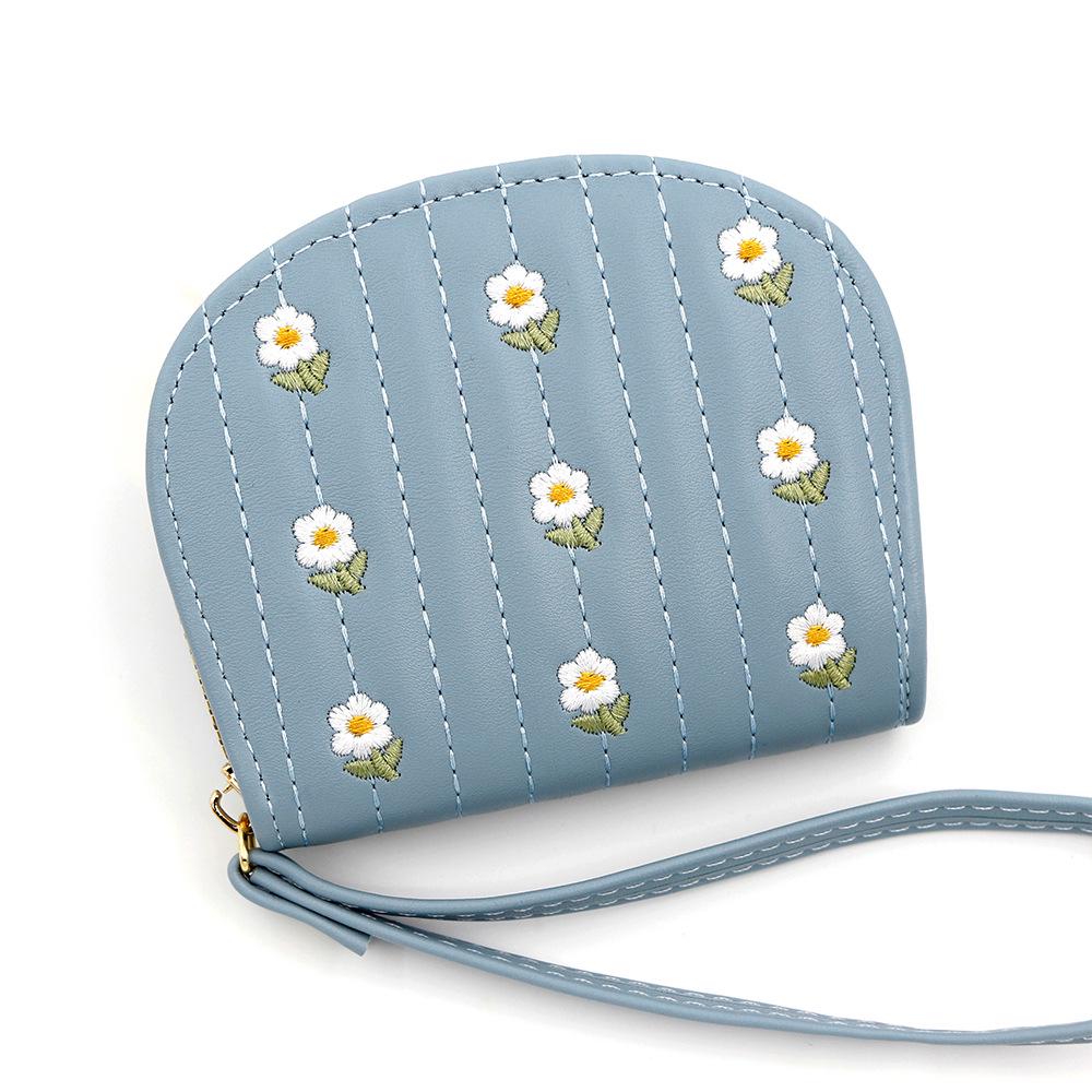 Простой и портативный кошелек для монет: Мягкая текстура личи, большая вместимость для мелочи и карт