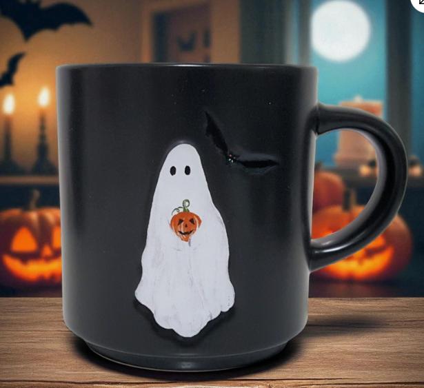 Vintage Halloween Coffee Mug for Fall Seasonal Decor and Hot Beverages
