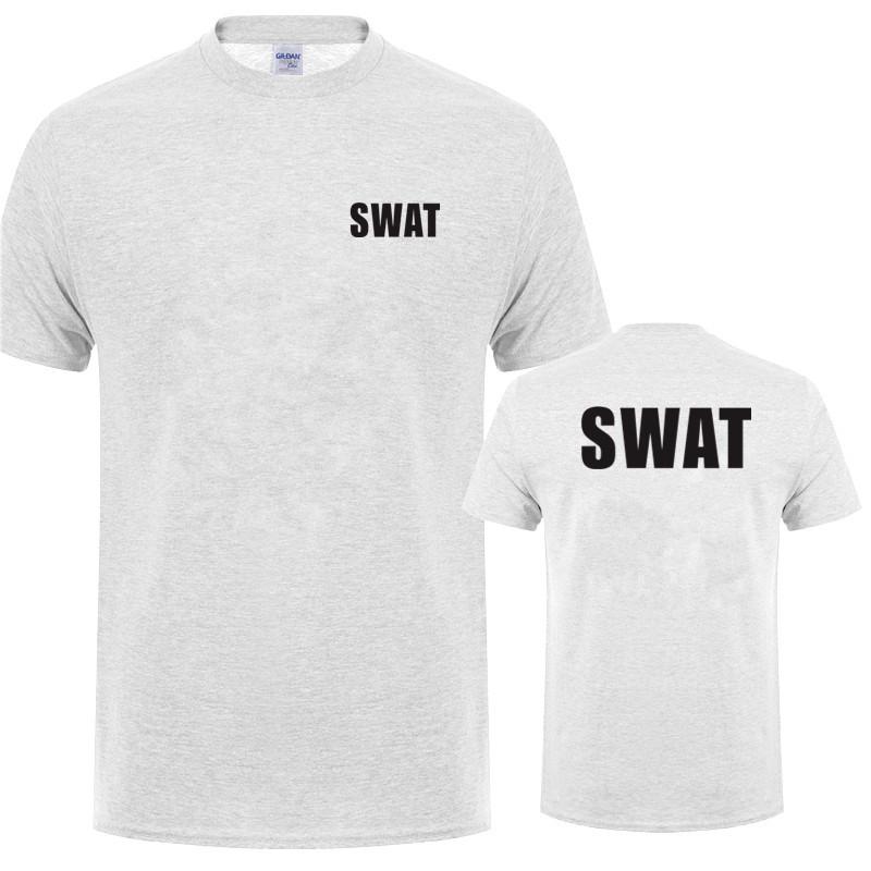 Swat T Shirt Summer New Clothing Cotton Casual Short Sleeve Unisex T Shirts Hip Hop Swat Tees Tops Ot035