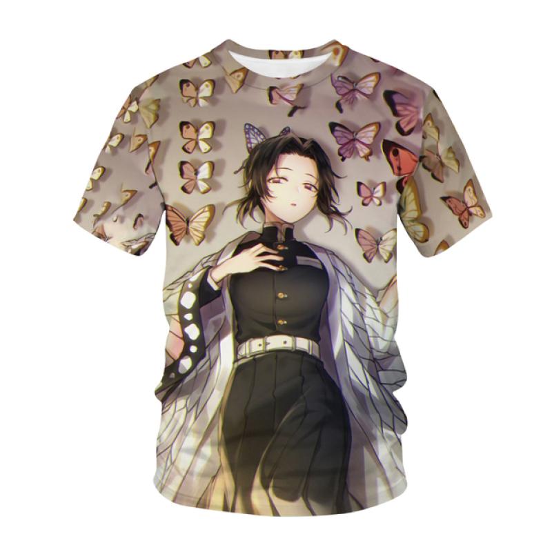 Футболка для мужчин и женщин, аниме, 3D принт, уличная одежда, Demon Slayer Kimetsu No Yaiba, Harajuku, модная футболка, футболка унисекс, топы, одежда