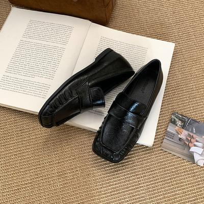 Мода Мода Мелкий Квадратный Носок Женские Балетки Обувь Слипоны Мягкая Женская Повседневная Обувь Балетки С Обувью Для Женщин Лоферы леди