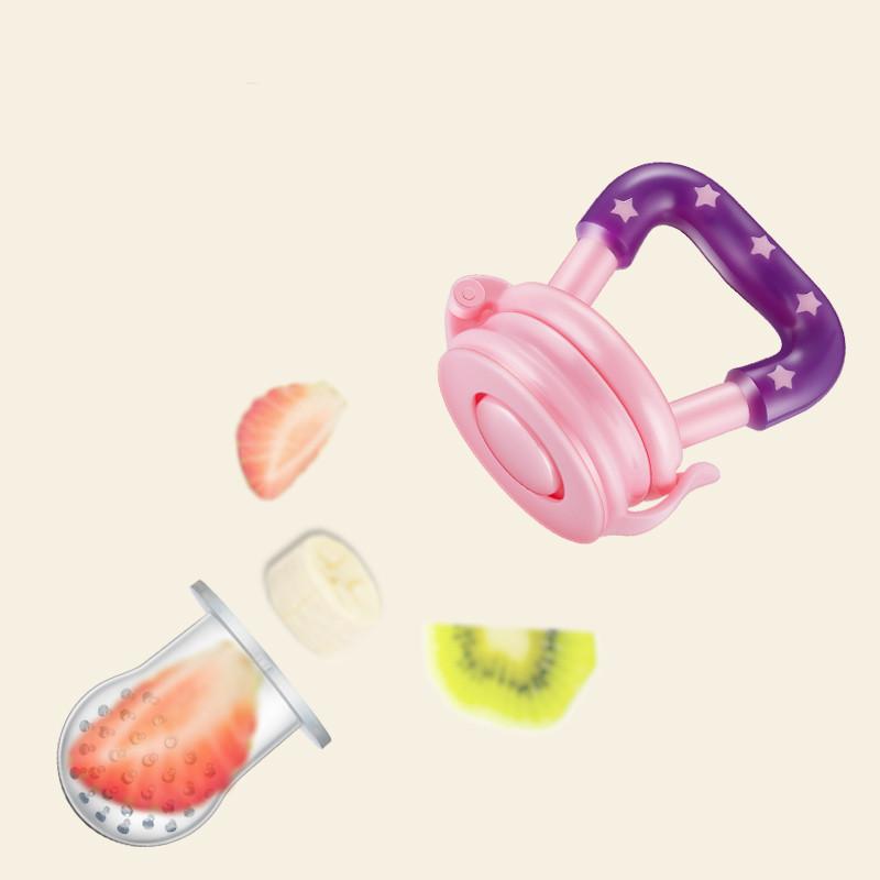 3 In 1 Baby Nipple Fresh Food Fruit Milk Feeding Bottles Nibbler Learn Feeding Drinking Water Straw Handle Teething Pacifier