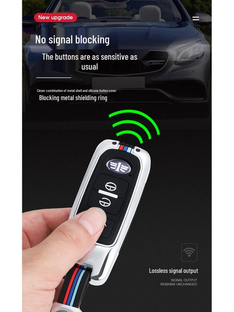 FAW Senya R7/R9 B90 Key Case & Besturn B50 Protective Metal Shell for Men and Women