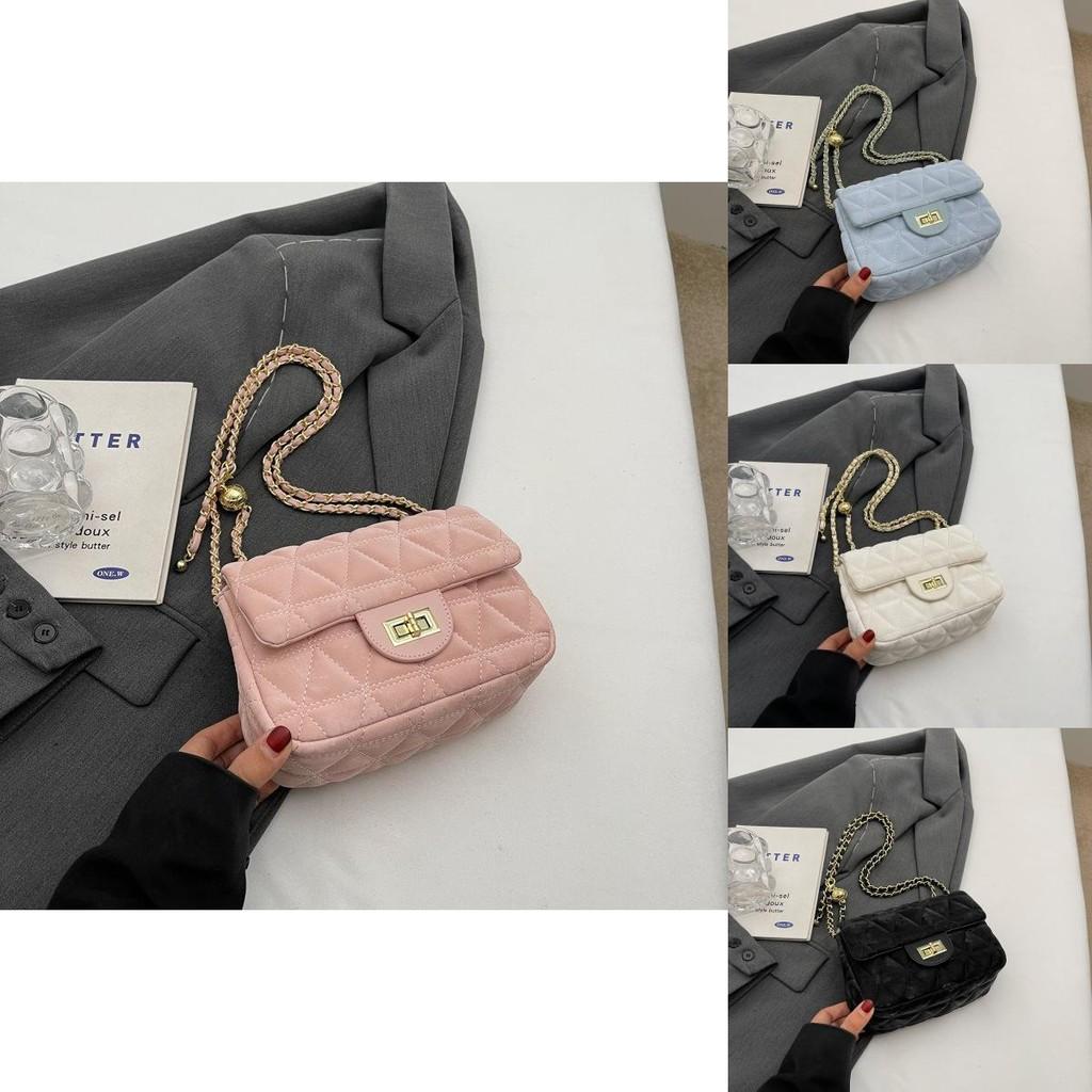 Chic Quilted Chain Crossbody Bag For Women In Stylish Colors Perfect For Spring And Summer