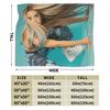 L-Lolas I-Indigos Spanish Singer Blanket Soft Print Plush Throw Blanket For Couch Bed Decorative Flannel Bedspread Bed Cover