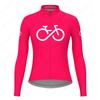 Autumn Long Sleeves Cycling Jerseys Breathable Quick Dry Bicycle Jersey Womens Outdoor Sport Mountain Road Bike Cycling Clothing