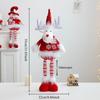 1PC Christmas Retractable Decorative Ornament, Sequin Hat Santa Snowman Elk Home Window Holiday Decorative Ornament