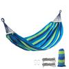 Outdoor Hammock Camping Swing Large Canvas Three Person Hammock Portable for Picnic Beach Backyard Balcony Patio