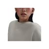 Nike Спортивная одежда Phoenix Fleece Swoosh Удобный свитшот с круглым вырезом и длинными рукавами Женский свитшот Светло-минерально-коричневый Парусный FZ4271-104