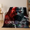 Классика God of War Кратос 3A Игра Геймер Фланелевое Одеяло, Теплое и Уютное Мягкое Плед для Дома Спальни Кровати Дивана Подарок Ребенку