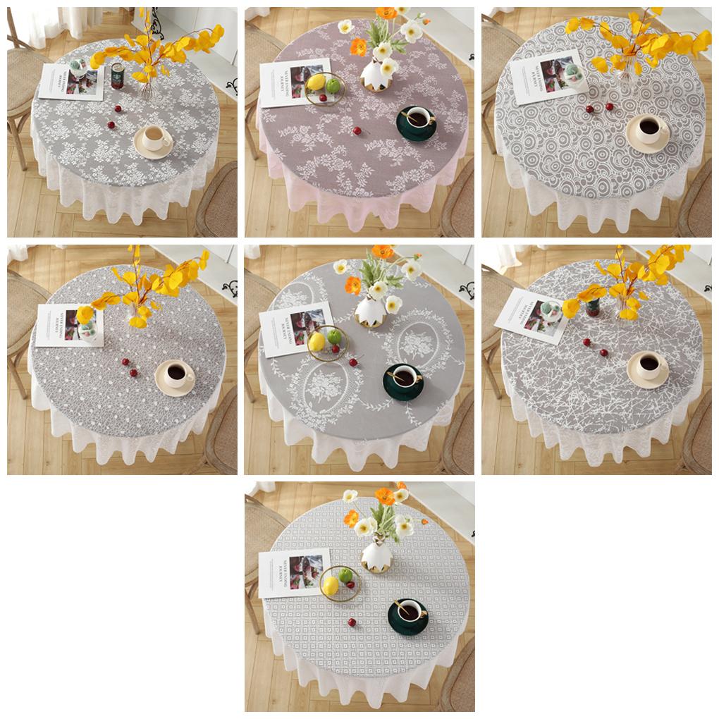 Easy Wash And Durable Round Tablecloth In Variety Of Patterns And Sizes Table Cover Sizes Available