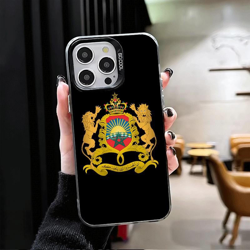 Morocco Flag Shockproof Phone Case for iPhone 17 Air 16 16E 15 Pro Max 14 Plus 13 Mini 12 Back Cover Anti Fall Fundas