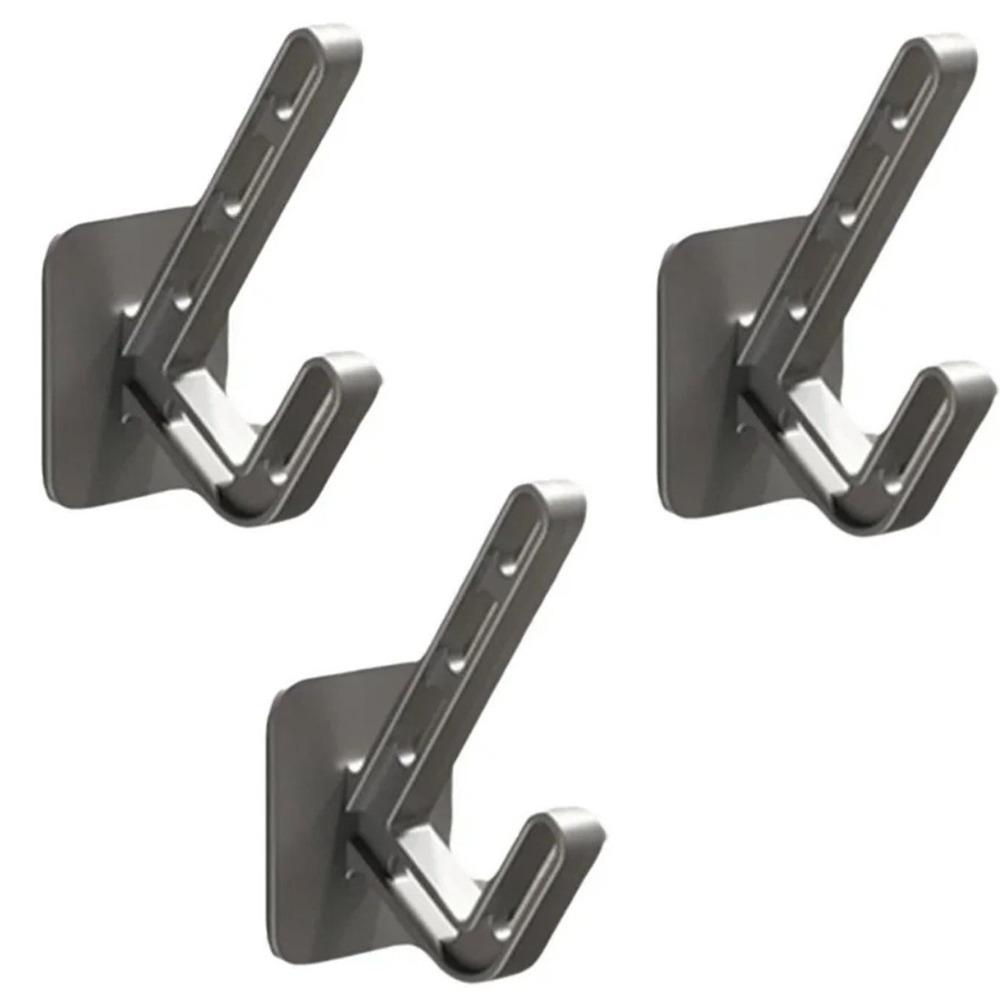 3 шт. настенные крючки для хранения одежды в спальне, вешалки для ванной комнаты, принадлежности для хранения вещей