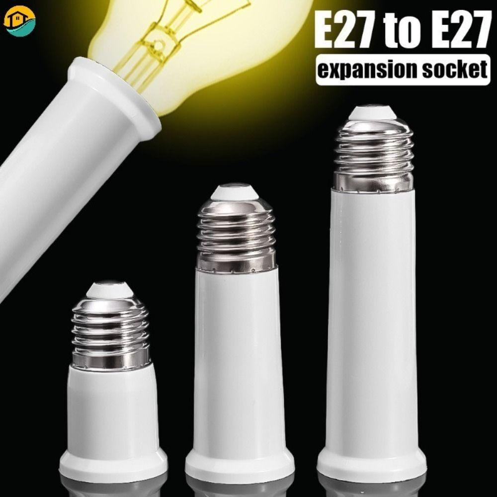 White Lamp Holder Base 65mm/95mm/120mm Converter Holder Lighting Parts Light Bulb Adaptor