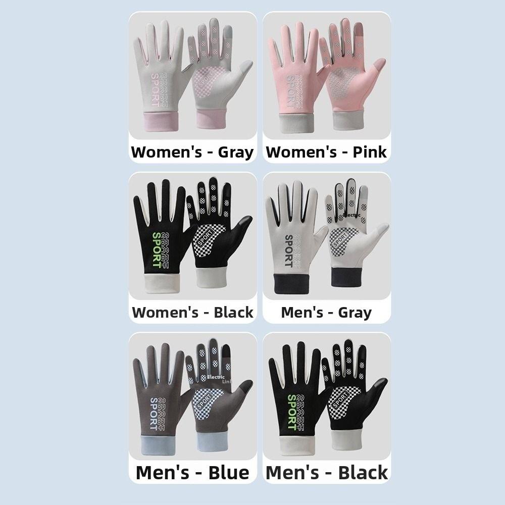 Non Slip Autumn Winter Gloves Windproof Thermal Gloves Anti Slip Cycling Gloves Driving