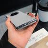 Чехол для Huawei Mate X7/X6/X5/X3 Кубический Центральная Ось Роскошная PU Кожа Магнитная Беспроводная Зарядка Защитная Задняя Крышка Оболочка