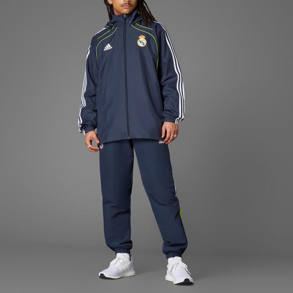 adidas Мужская куртка Реал Мадрид Морской синий JF2576
