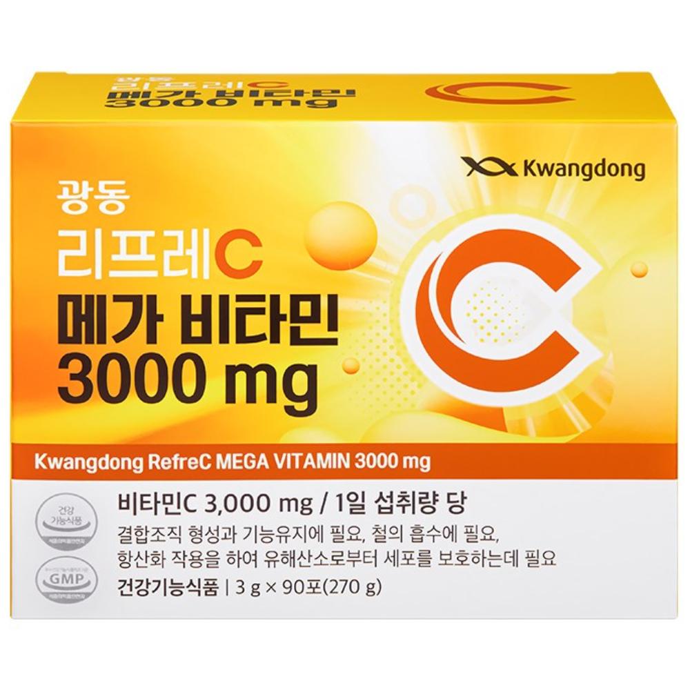 Kwangdong Pharmaceutical Refre C Mega Vitamin 3000 270g 1 pcs