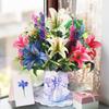 3D Pop Up Bouquet Hummingbird Flowers Happy Mother's Day Card Greeting Cards For Birthday Anniversary Wedding Mother's Day Gift