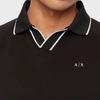 ARMANI EXCHANGEAE SS23 Polo Shirt Men's Black 3RZFFC-ZJDFZ-1200