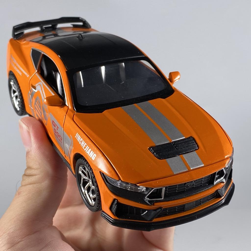 1:32 Форд Мустанг Шелби GT500 Купе Сплав Металл Литье под Давлением Модель Автомобиля Звук и Свет Оттяжка Детская Игрушечная Машинка Mini GT Подарок