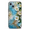 Роскошный мягкий чехол из ТПУ для iPhone 17 Air 16E 16 11 15 14 Pro MAX 12 13 7 8 Plus X XR XS SE 2022 Чехол Цветок Мрамор
