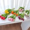 Искусственный цветок тюльпана Yousheng 12 дюймов, с ощущением живого цветка, на длинном стебле, искусственный цветок тюльпана для весны, Пасхи, дома, кухни, свадьбы, обеденного стола