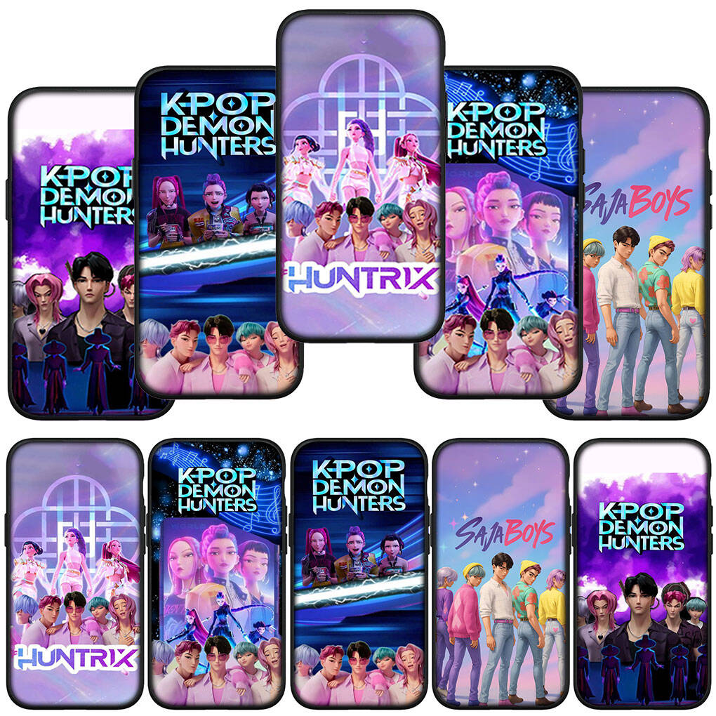 Phone Case for Samsung Galaxy S25 S23 S22 S24 Ultra FE A05 A06 A15 A16 A36 A37 A35 A54 A55 A56 A57 A25 A26 A53 A17 Jinu KPop Saja Demons Hunters Boys