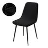Jacquard Short Back Chair Cover Stretch Slipcovers Elastic Seat Chair Covers Dining Room Bar Office Party Banquet Removable