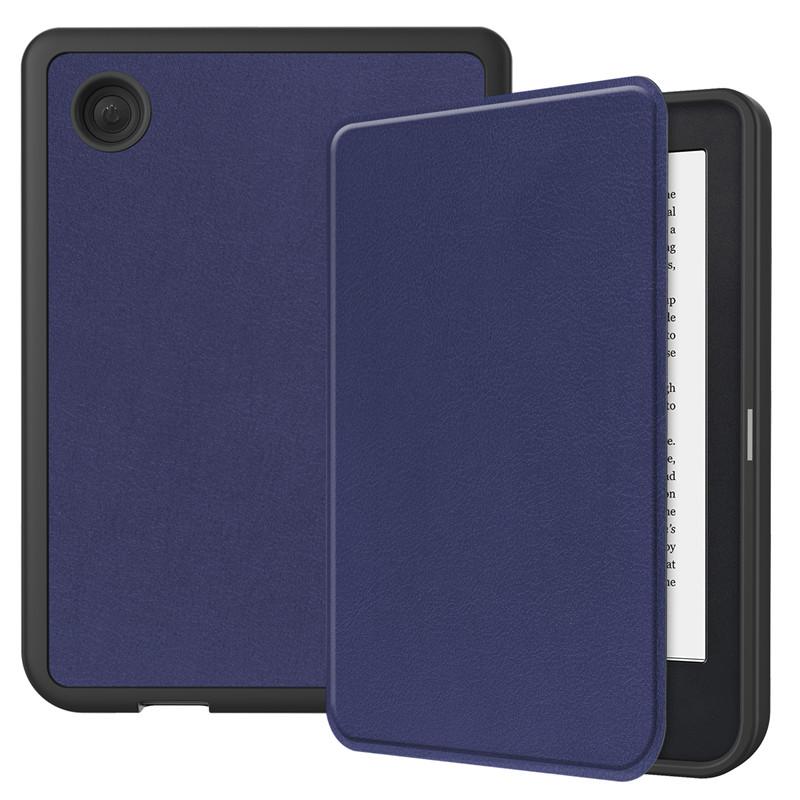 Чехол funda для KOBO Clara 2E Чехол 2022 Smart Cover Искусственная кожа Силиконовая задняя крышка Полный корпус Чехол для электронной книги для Etui Kobo Clara 2e Чехол Capa