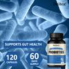 Potent Probiotics Dietary Supplement, With Prebiotic, 120 Capsules Per Bottle