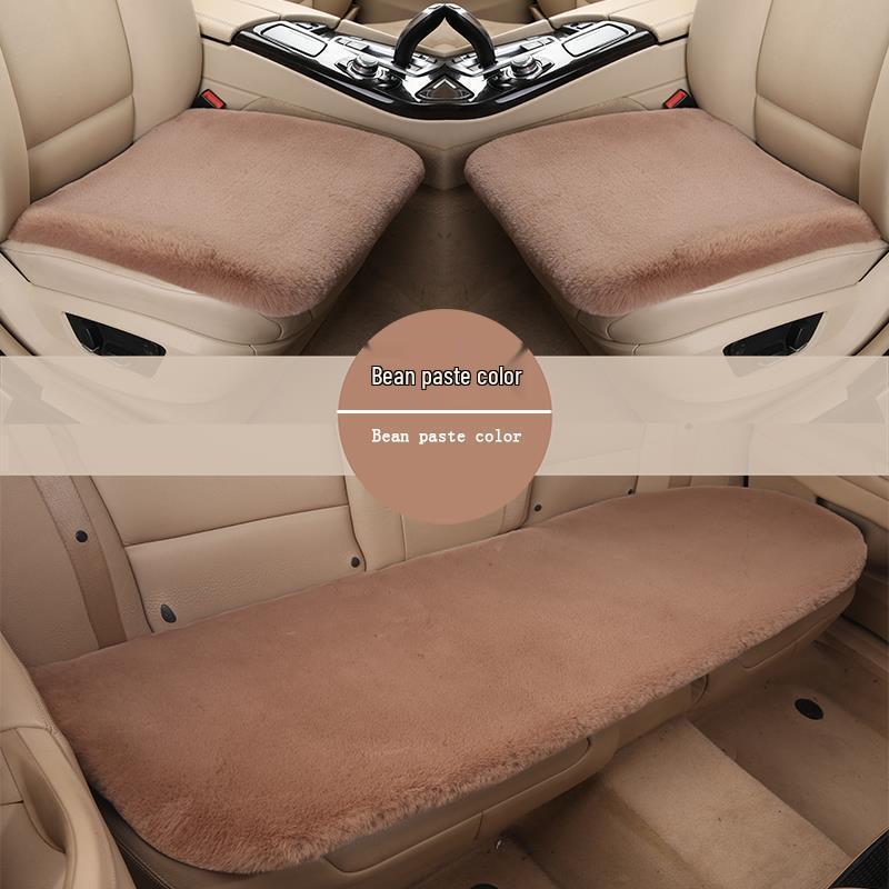 Универсальный плюшевый шерстяной комплект подушек для сидений автомобиля для Dongfeng Nissan Livina - Зимний теплый, трехкомпонентный