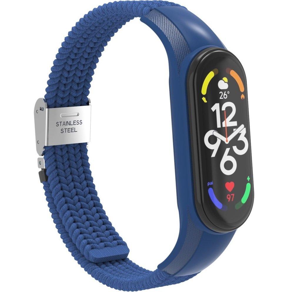Nylon strap for Xiaomi Mi Band 5/6/7/7 NFC, Blue