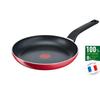 Tefal Индукционная сковорода «Начни и готовь» (24~30см) Можно мыть в посудомоечной машине в духовке без PFOA Red