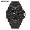 Sanda Men's Multifunctional Waterproof Luminous Military-Style Outdoor Sports Electronic Watch