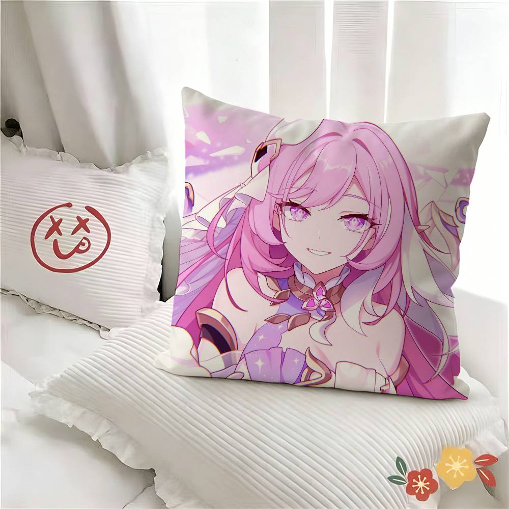 Pc Элизия Honkai Impact rd Наволочка Модная Квадратная Наволочка Спальня Диван Комната Ins Декор Отдых