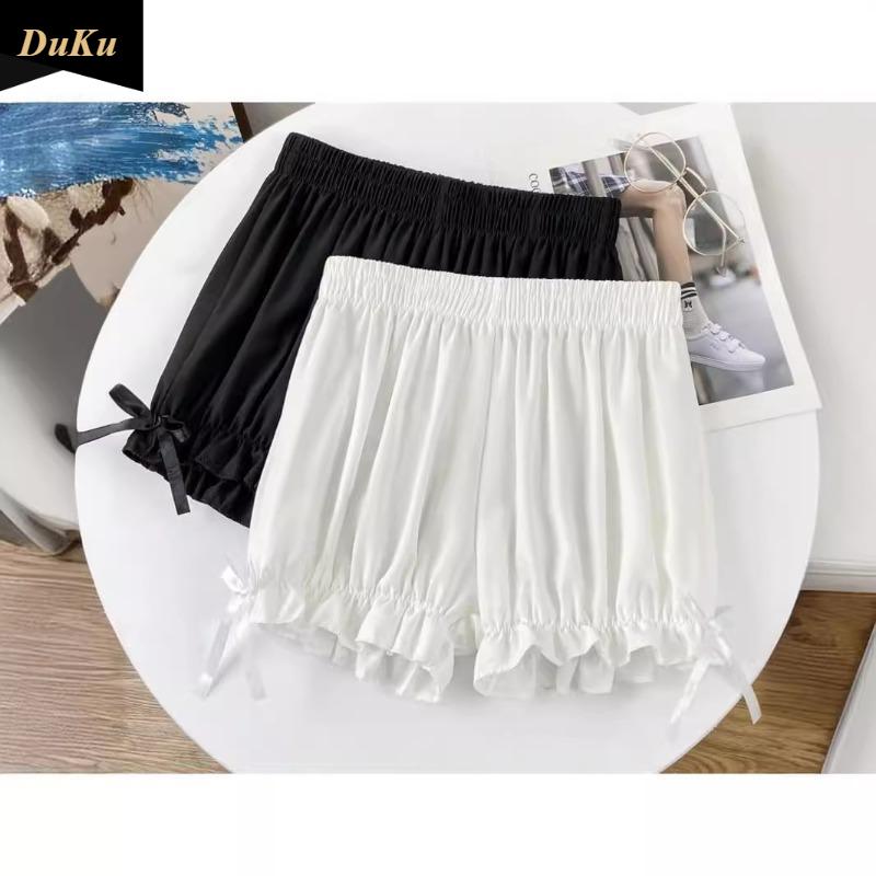 Safety Pants Ice Silk Three Point Seamless Lace Anti-slip Shorts Women's Summer Thin Leggings Over Wear