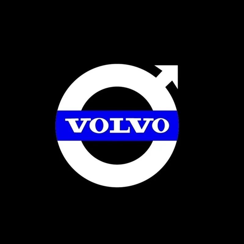 2pcs Car LED Door Welcome Light For Volvo Accessories XC40 XC60 XC90 S60 S90 V40 V60 V90 Projector Logo Ghost Shadow Light Auto