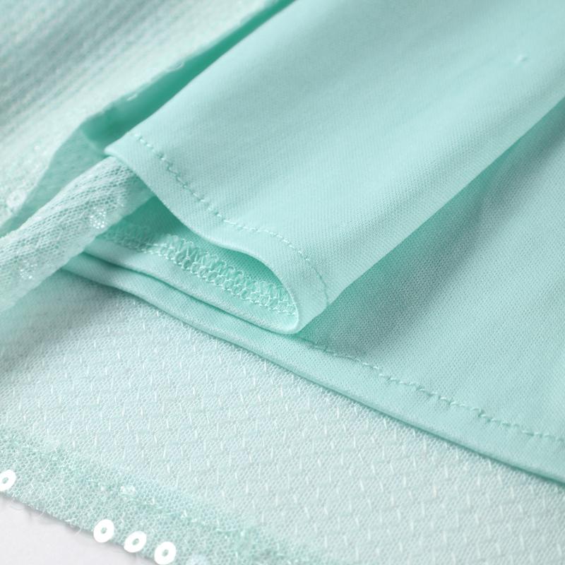 Дамское женское сексуальное длинное сетчатое платье с пайетками и разрезом по талии, элегантное вечернее клубное платье для вечеринки