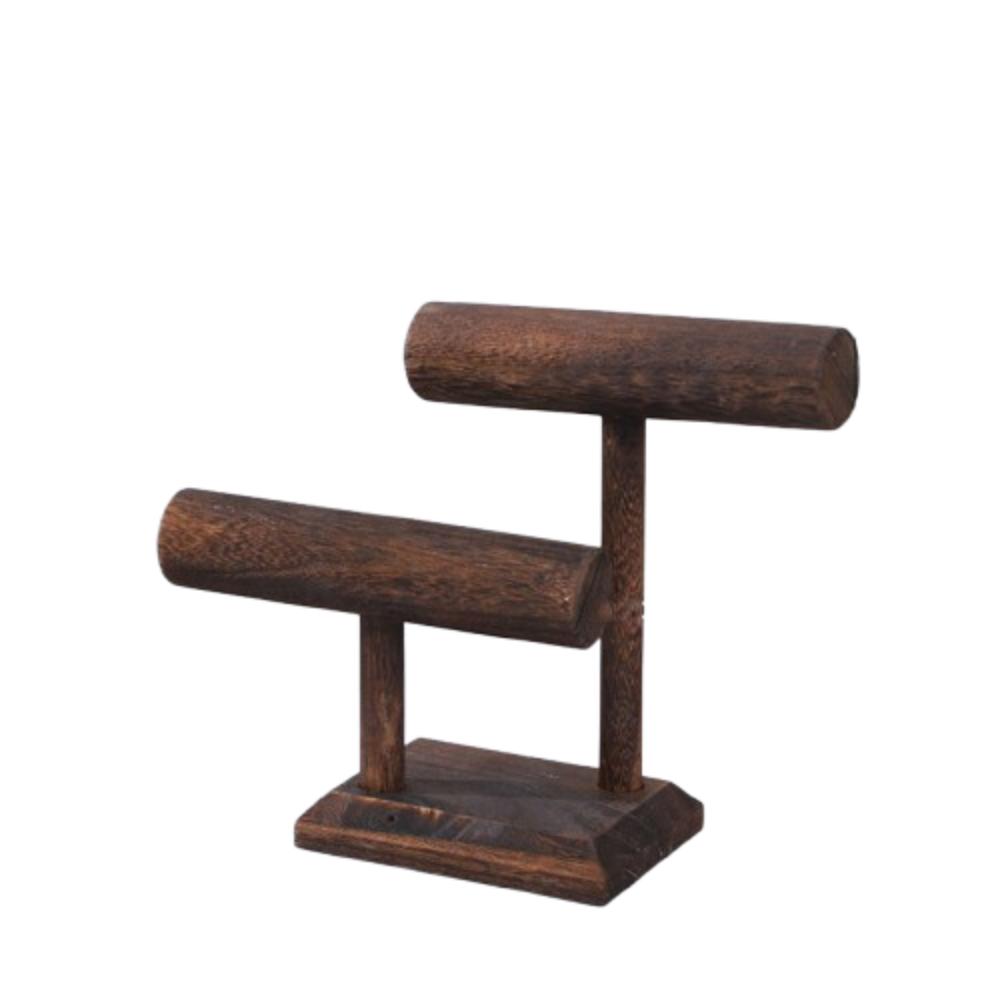 Natural Wood Bracelet Storage Rack Multi-purpose Tier Jewelry Stand Jewelry Display Stand  Girls