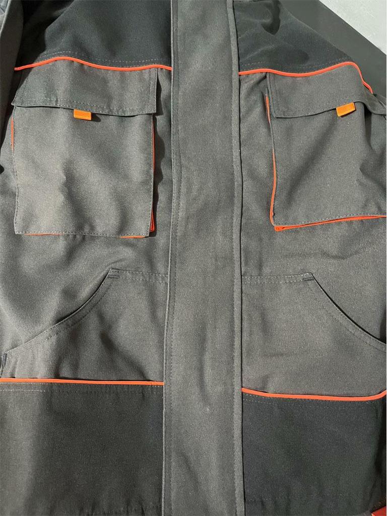 Men's Multi-Pocket Workwear Set: Wear-Resistant, Automotive Repair Jumpsuit with Logo