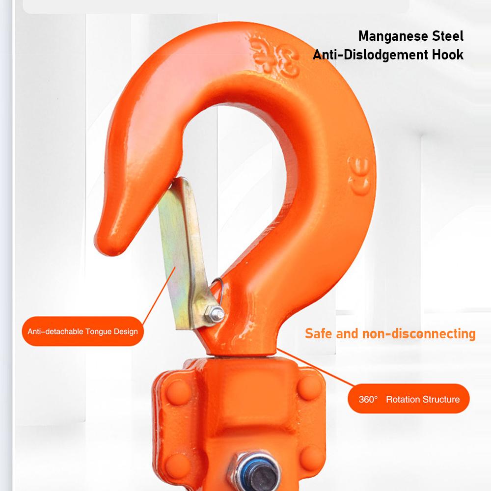 Ручная рычажная цепная таль Рычажная цепная таль Цепная таль 0,75 тонны/1,5 тонны/2 тонны с 2 крюками для склада Автомобильное оборудование