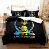 Украинский Комплект Постельного Белья Односпальный Twin Full Queen King Размер Пододеяльник Комплекты УКРАИНА Декор Спальни Взрослый Ребенок Parure de Lit