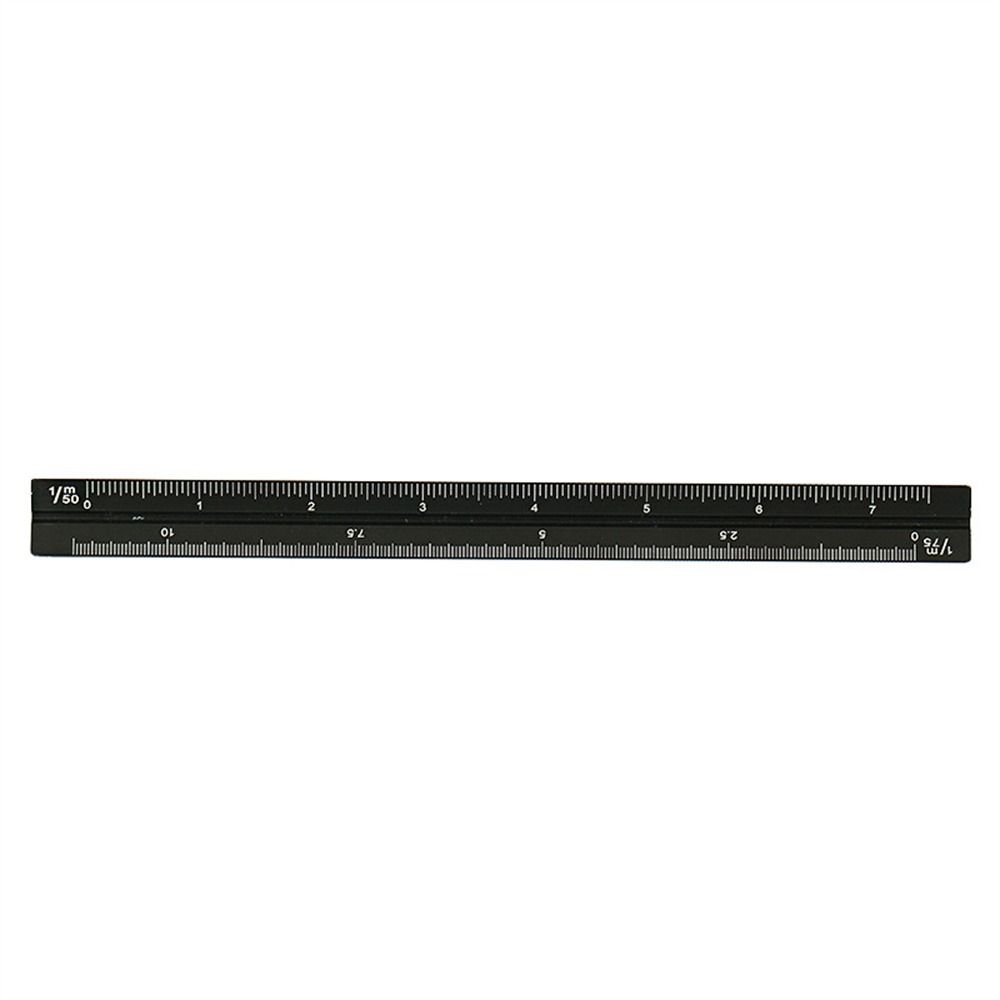 Multi-function Measuring Ruler Aluminum Zinc Zinc Alloy Metal Ruler Triangular Scale Ruler  Stationery