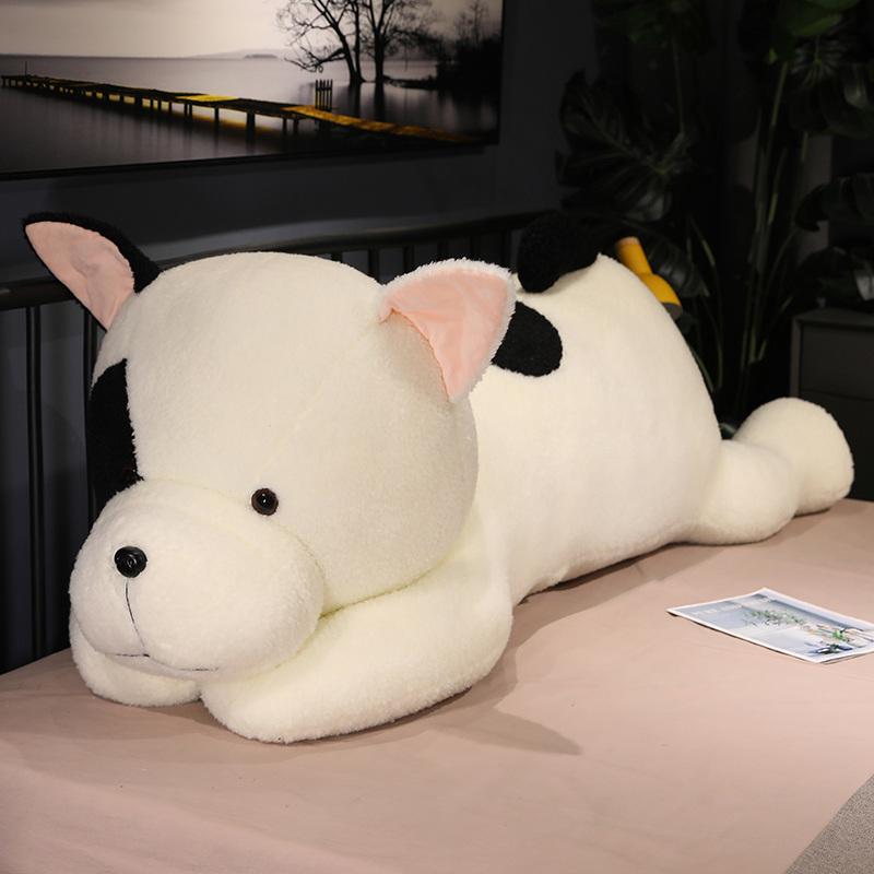 90/110 см Милая плюшевая игрушка «Корова» из мультфильма, плюшевая игрушка «Крупный рогатый скот», подушка для сна для девочек, подарки на день рождения