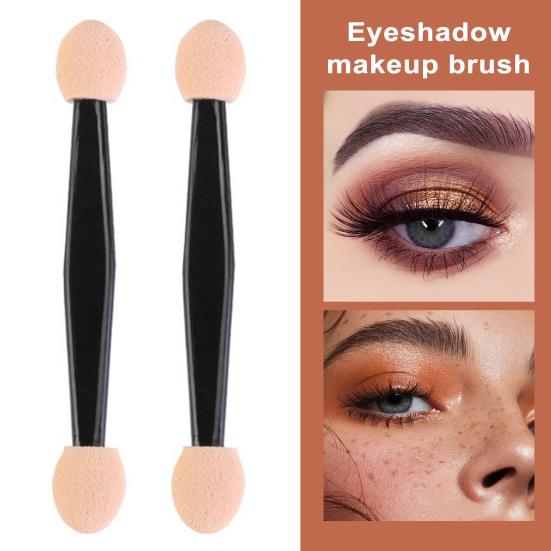 30/50/100/150/200 шт. Одноразовая кисть для теней, двухсторонний спонж-аппликатор, портативные дорожные инструменты для макияжа глаз для женщин, двухсторонняя