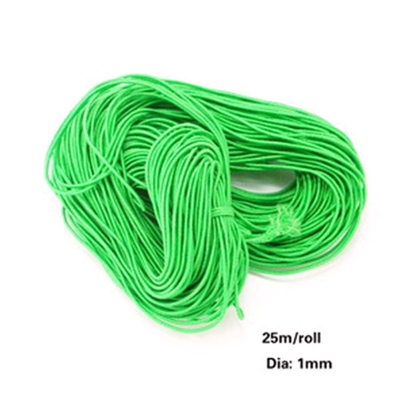 Резиновая нить 25 м, 1 мм используется для изготовления ювелирных изделий, ожерелья, браслета, аксессуаров, нити из бисера и эластичной нити.