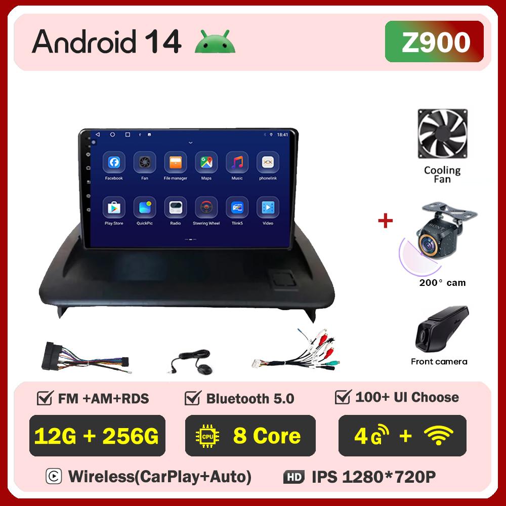 Для VOLVO C30 S40 C70 2006 - 2012 Android 14 автомобильный радиоплеер GPS навигация сенсорный экран интеллектуальные автомобильные системы Mirror Link 5G Wifi