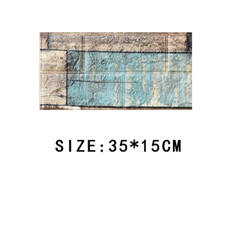 5/10 шт. 35*15 см обои самоклеящиеся декоративные кухонные водонепроницаемые наклейки мягкая упаковка обои пенопластовый кирпичный узор стереоскопические 3d наклейки на стену