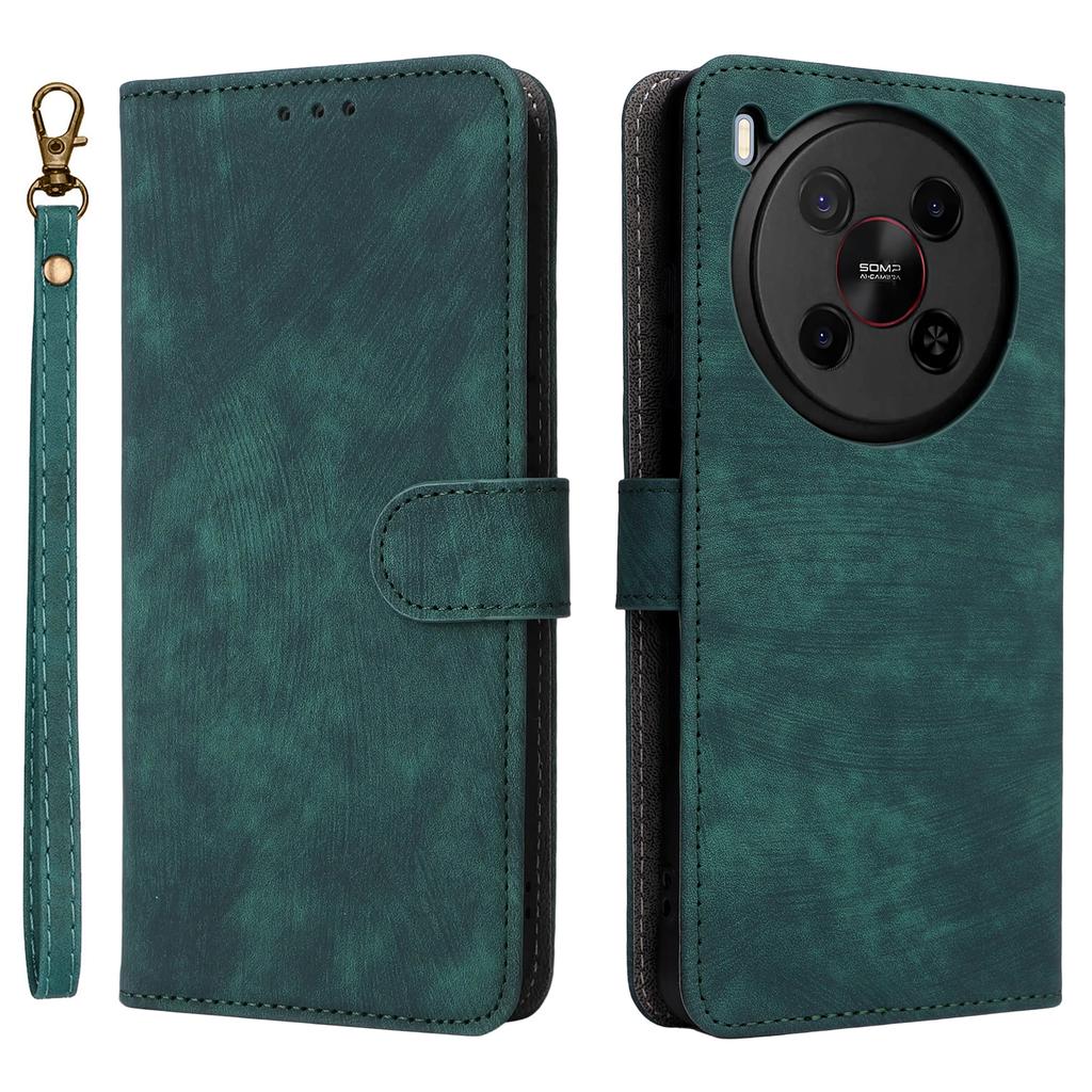 For ZTE Blade V70 Max/nubia V70 Max Case Wallet RFID Blocking PU Leather Cover Viewing Stand